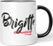 JUNIWORDS Tasse, Brigitte, die Wundervolle, Schwarz (5217804)