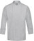 Greiff Gastro Moda Cuisine Herren Kochjacke Regular Fit Hellgrau XXS