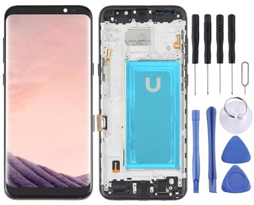 Écran LCD TFT pour Samsung Galaxy S8 + SM-G955 Digitizer Assemblage Complet avec Cadre