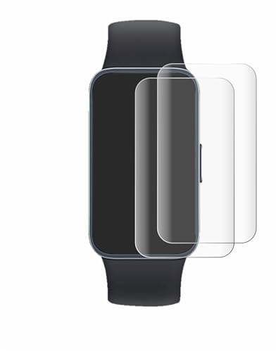 BROTECT Schutzfolie für Huawei Band 8 | 2 Stück Transparenter Displayschutz Made in Germany Klare Full-Screen Folie Full-Cover 3D Curved Montage Kit