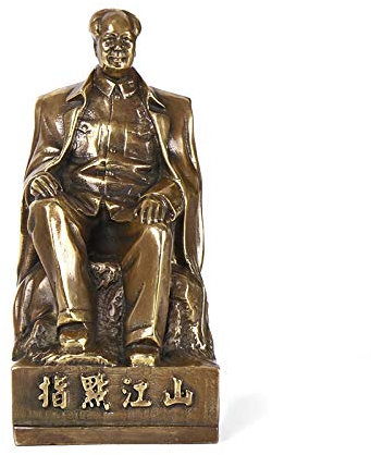 CASOTA Hauptdekorationen: Bronze, Reiner Kupfer-Vorsitzender, Mao-Ornamente, Mao Zedong-Sitz, Statue, Werbegeschenke, Kunsthandwerk, chinesischer Schmuck im traditionellen Stil