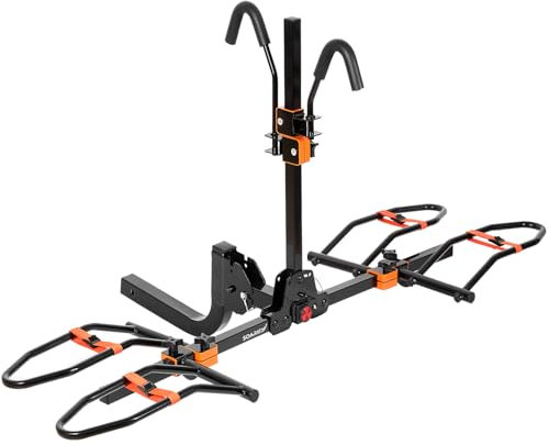 Soarify Portabici per auto Portabici Gancio Portabici per SUV RV Trucks 2 Ebike Rack Piattaforma stile Carrier Bicicletta Car Rack 2 ricevitore