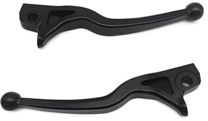 RORVECQ Bremshebel Für Vespa GTS300 GTS 300 2023 Modifizierte Aluminiumlegierung Lenkerbremsstange Motorrad CNC Lenkerbremse(Schwarz)