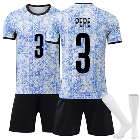 Nr.7 Fußball Trikot, 24 Neue Hause/Auswärts Fußball Trikot Kinder Erwachsener, Fussball Trikots Shorts und Socken Anzug Jungen Herren