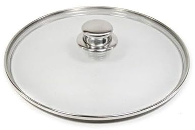 Rosberg Hochwertige Glasdeckel mit Edelstahlring für Töpfe und Pfannen - Hitzebeständig, Bruchsicher, Verschiedene Größen - Transparente Deckel, Sichtkochdeckel (20cm)