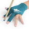 Roaming Atmungsaktive Billardhandschuhe für Herren, linke Hand, elastische Poolhandschuhe für Schützen, Snooker, Carom-Queue, Sport (Grün-Linkshänder, Größe L, XL)