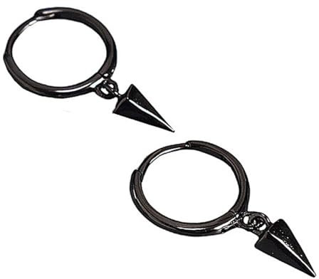 ANDRESLAD 1 Paar silberne Ohrentropfen silberne Ohrringe süße Ohrhänger Ohrringe für Frauen Pfeilspitzenschmuck Ohren für Männer rostfreie Ohrringe Damenohrringe Damen Ohrringe Black