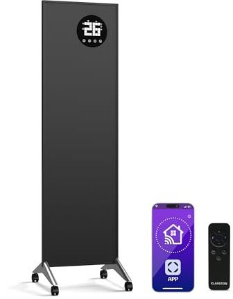 Klarstein Wonderwall Smart 400W Infrarotheizung – Wandmontage, Energieeffizient, WLAN- & App-Steuerung, Alexa Kompatibel, Sofortige Wärme, LED-Anzeige, Überhitzungsschutz, Ideal für Räume bis 10 m²