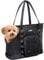 pecute Hundetasche für Kleine Hunde 4kg, Tragetasche Hund Hundetragetasche Leichte, Faltbare Hundetransportbox, Katzen Transporttasche für Unterwegs, Schwarz