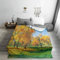 Kuscheldecke Gelber Grüner Baum Kuscheldecke Flauschig Weich Decke Wolldecken für Couch Indoor Freien Fleecedecke Camping Flauschige Decke Waschbar Felldecke 150x200 cm