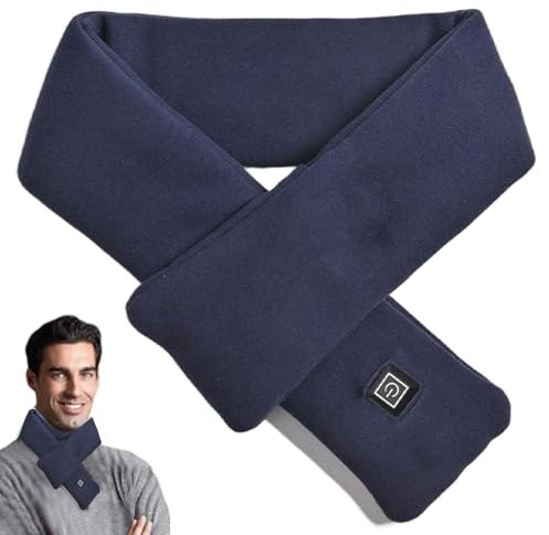 Heated Neck Warmer | Battery Powered Heating Pad - Cordless Heated Scarf Winter Accessories, Portable USB Heating Pad for Kids and Adults