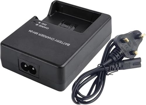 MH-24 Quick Battery Charger for Nikon EN-EL14 EN-EL14a Battery Compatible with Nikon D3100 D3200 D3300 D3400 D3500 D5100 D5200 D5300 D5500 D5600 DF Coolpix P7000 P7100 P7700 P7800 Digital SLR Cameras