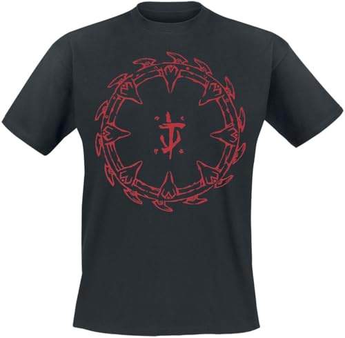 Doom The Dark Ages - Red Shield Männer T-Shirt schwarz Fan-Merch, Gaming