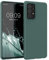 kwmobile Housse Compatible avec Samsung Galaxy A52 / A52 5G / A52s 5G Coque - Housse de téléphone Protection Souple en Silicone - Bleu Vert