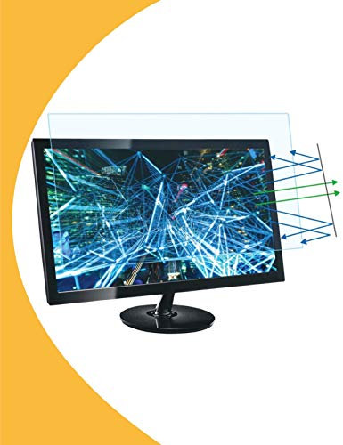 Olnema Filtro anti-luce blu Premium I Anti Blue Screen Protector I Anti UV I Protezione per gli occhi I Pellicola Protettiva per Computer e PC Monitor 22.0 pollici (16:10) - 474x296 mm