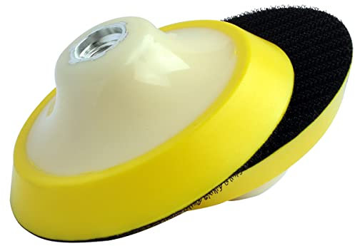 2Pcs 5 Inch Backing Pad Hook and Loop for Angle Grinder Plate - 5/8-11 Thread Backer Pad