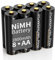 POWEROWL - Rechargeable Battery AA Pro, 8 Pack AA Batteries Goldtop High Capacity 2800mAh, Premium NiMH Double A Battery