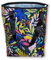 PromotionGift Bolsa de compras o de playa reutilizable y plegable para mantener el frío, ligera, duradera, con forro interior de aluminio y perfecta función de enfriamiento, 25 L (flores brillantes I)