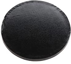 Dekora - Tortenunterlage Rund | Schwarze Tortenplatte aus Pappe Wiederverwendbar - 25 cm
