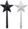 JTMKYO 2 botellas de especias de un solo agujero, palitos de especias en forma de estrella, botellas de especias de plástico, herramientas esenciales para la cocina, varitas creativas para sal
