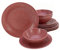 CreaTable, 21629 Serie Orient Mandala - Juego de vajilla de 12 piezas de porcelana, apto para lavavajillas y microondas, fabricado en Europa