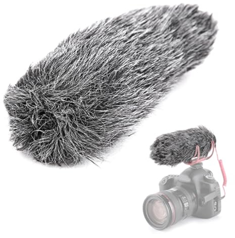 Deadcat Rode Videomic Go Windschutz Sonstiges Mikrofonzubehör Mikrofon Windschutz Pelzig Fell Filter Windschutz aus Kunstfell Für Outdoor Recorder Klare