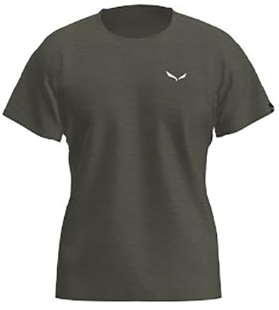 SALEWA Puez Melange Dry - Maglietta M, Colore: Verde Melange