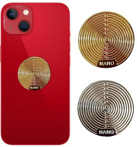 JEYORZY 2 Pièces Patch Anti Ondes Portables Autocollants Pour Téléphones Portables Auto-adhésif Protection Efficace Contre Les Ondes Wi-FI et 5G pour Téléphones Tablettes et PC