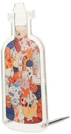 Hohopeti 1set Bottle Jigsaw Puzzle Drifting Bottle Model Tabletop Adornment for Boys and Girls