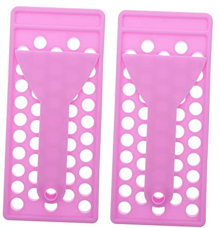 BESTYASH 2sets Lip Balm Crafting Kit Filling Tray for Lip Balm Tubes Plumper Diy Tool