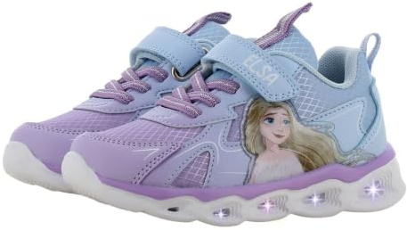 Leomil Frozen Scarpe Bambina con Luci Sneakers | Scarpe da Ginnastica Bambina, Leggere e confortevoli, Perfette per la scuola e il tempo libero, Disney Frozen