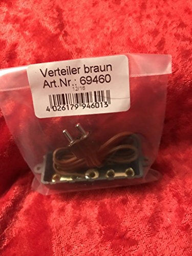 Kahlert Lichtverteiler bis 5 Enden, Farbe braun