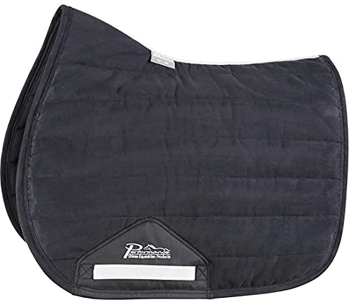 Shires Performance Suede High Wither Comfort Saddle Pad Pony/Cob Black