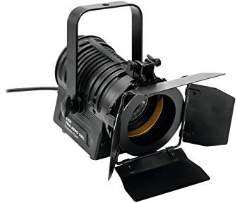 Eurolite LED THA-20PC TRC Theater-Spot sw | Lüfterloser PC-Scheinwerfer mit 17-W-Weißlicht-LED, Farbwiedergabe (CRI) >90 | Perfektes Weißlicht für Messen, Ausstellungen und Ladenbeleuchtung