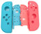 Faceplate Coque Externe + Middle Batterie Plaque Support de Remplacement pour Nintendo commutateur Joy-Con Blue+Orange Red