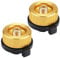 2 Pcs Gas Adapter Safe Durable Gas Stove Adapter Stove Connection Outdoor Camping Gas Bottle Adaptor for Butane Canister to Screw Gas Cartridge