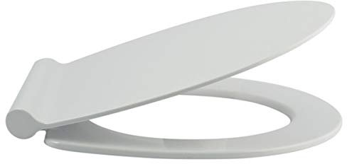 Spirella Armon - Asiento de inodoro (cierre automático, fijación rápida), color blanco
