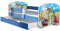 ACMA Kinderbett Jugendbett mit Einer Schublade und Matratze Blau mit Rausfallschutz Lattenrost II 140x70 160x80 180x80 (36 Feuerwehr, 180x80 + Bettkasten)