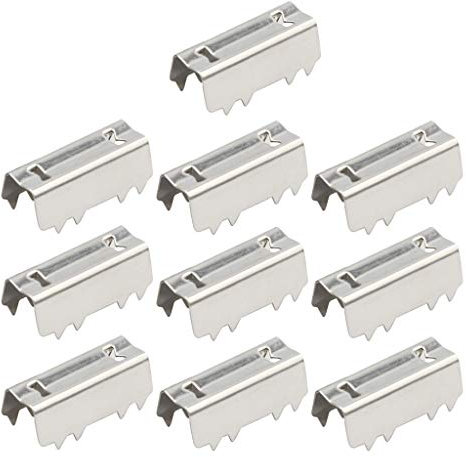 Ixkbiced 10 Stück 3D-Drucker GT2 Open Belt Clip Open-End Zahnriemen Belt Clamp Crim Style