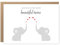 BYANIKA Glückwunschkarte für Zwillinge, Aufschrift Congratulations Welcome Home To The World Family, für Neugeborene, Glückwunsch zur Geburt Ihrer Neugeborenen, Twin Essentials, niedliche Geschenke