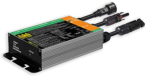 500W Onduleur réseau DC18-50V à AC180-260V Micro onduleur relié au réseau pour 36V Panneaux solaires grille cravate onduleur