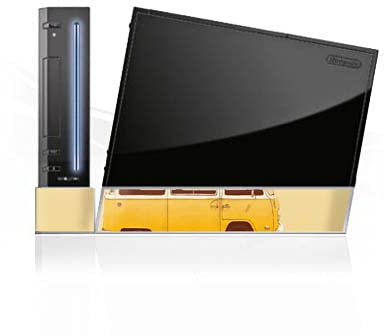 DeinDesign Autocollant Compatible avec Nintendo Wii Sockel Sticker Film Autocollant Jaune Voiture Festivals
