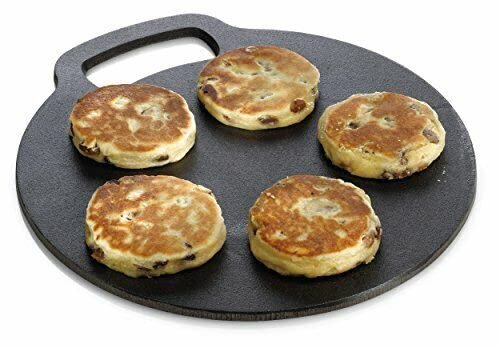 Vision4ever 1x Baking Stone with Non Stick Finish and Recipes Round Useful for Every Kitchen