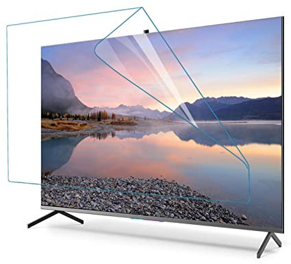 HAMIMI 40-46 Inch Hd/matte Tv Blue Light Screen Protector, Anti Glare Lcd Display Protector Film, Filter Blocking Uv Blue Light From 380 to 495nm, for Lcd Monitors, Tvs, Pc,HD-40in(886X498) mm