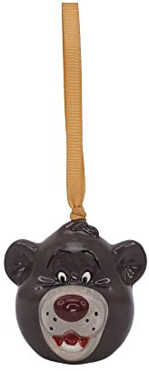 Disney El Libro de la Selva Colgante decoración para árbol Baloo – 7,4 cm x 4,8 cm x 5,7 cm – Adorno – Disney Decoraciones para árbol de Navidad – Disney Gifts