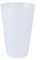 lepetitmitron - Lot de 100 gobelets 30cl réutilisables - Plastique Polypropylène Rigide - Couleur Givrée