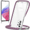 caslord Handyband für Samsung Galaxy A53 5G 6,5, Hülle mit Band zum Umhängen TPU Handyhülle [Stoßfest] [Kameraschutz] [Längenverstellbar] -Bordeaux