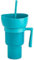 tinysiry Vaso para Aperitivos y Bebidas 2 en 1 con Cuenco para Aperitivos, Vaso a Prueba de Fugas, Vaso Reutilizable para Palomitas de maíz para Bebidas de Cine para Viajes, hogar, Vaso de Estadio p