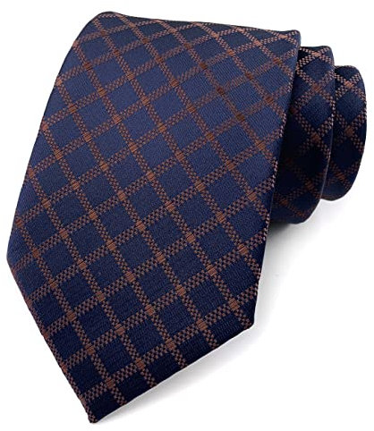 marysgift Krawatten für Herren Hochzeit Karierte Blumen Elegant Klassisch Krawatte,D0137