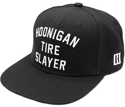 Hoonigan Tire Slayer Snapback Baseballkappe Herren, offizielles Lizenzprodukt, Schwarz, One size